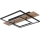 Globo 67289D - LED-dimmbare Deckenleuchte VANNI LED/24W/230V 40x60 cm braun/schwarz