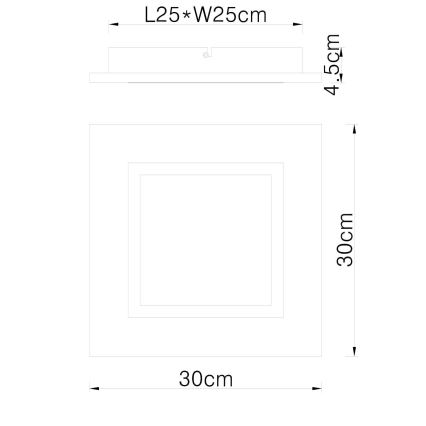 Globo - LED-Deckenleuchte LED/12W/230V