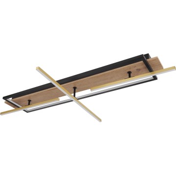 Globo 67296D2 - LED-Deckenleuchte BEATRIX LED/48W/230V 60,5x100 cm braun