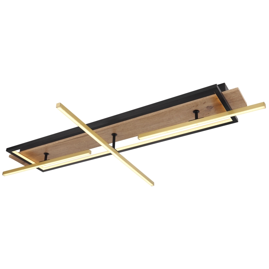 Globo 67296D2 - LED-Deckenleuchte BEATRIX LED/48W/230V 60,5x100 cm braun
