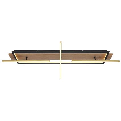 Globo 67296D2 - LED-Deckenleuchte BEATRIX LED/48W/230V 60,5x100 cm braun