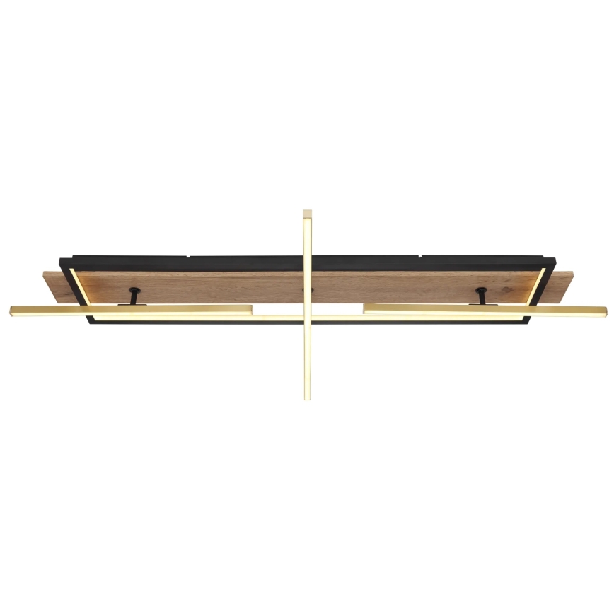 Globo 67296D2 - LED-Deckenleuchte BEATRIX LED/48W/230V 60,5x100 cm braun