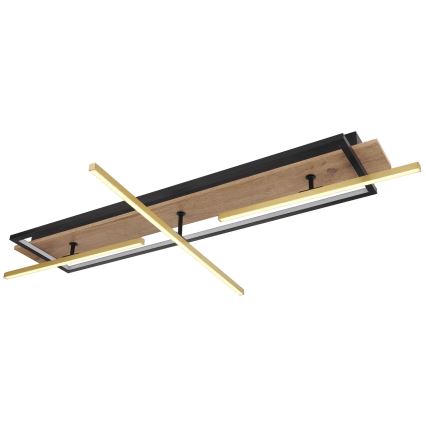 Globo 67296D2 - LED-Deckenleuchte BEATRIX LED/48W/230V 60,5x100 cm braun
