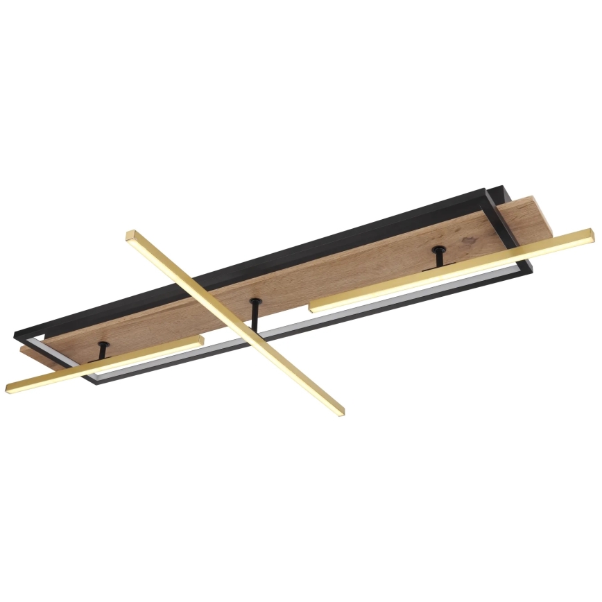 Globo 67296D2 - LED-Deckenleuchte BEATRIX LED/48W/230V 60,5x100 cm braun