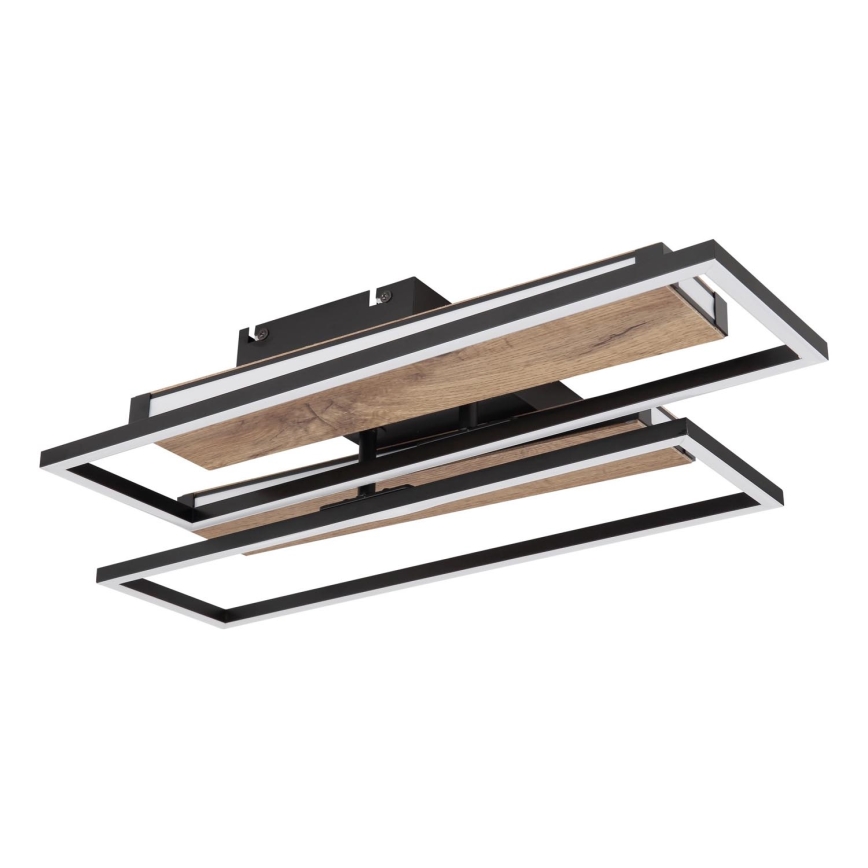 Globo 67299D1 - LED Deckenleuchte COLLI LED/48W/230V 52x60 cm braun/schwarz