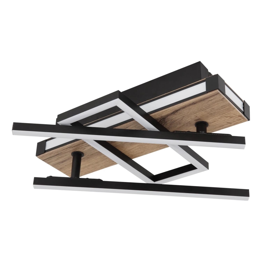 Globo 67299D2 - LED Deckenleuchte COLLI LED/30W/230V 46x68 cm braun/schwarz