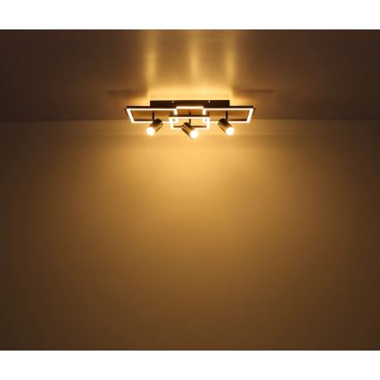 Globo - LED Deckenleuchte LED/48W/230V + 3xGU10/5W 3000K 27x72 cm