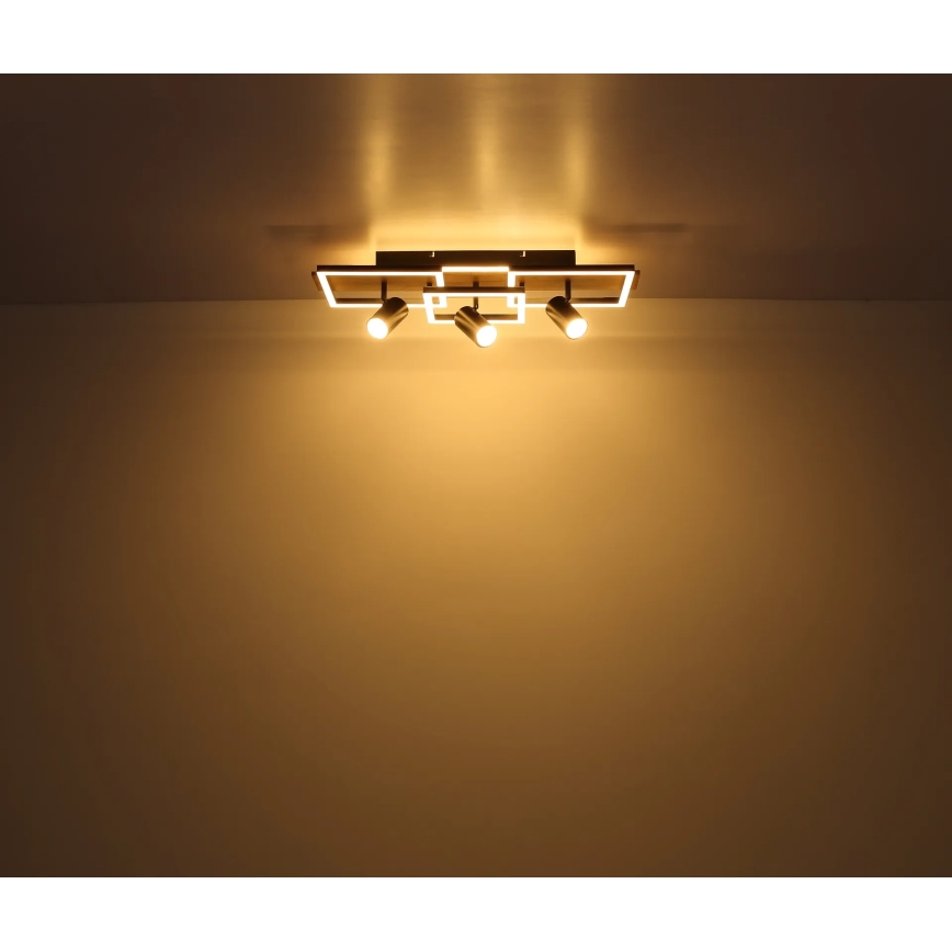 Globo - LED Deckenleuchte LED/48W/230V + 3xGU10/5W 3000K 27x72 cm