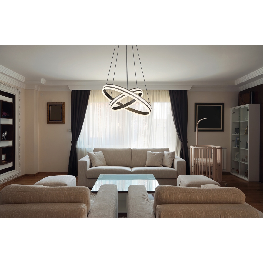 Globo - Dimmbarer LED-Kronleuchter an Aufhängung LED/60W/230V 2700K-6000K + Fernbedienung