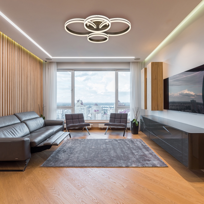 Globo - Dimmbare LED-Deckenleuchte LED/90W/230V 2700K-6000K + Fernbedienung