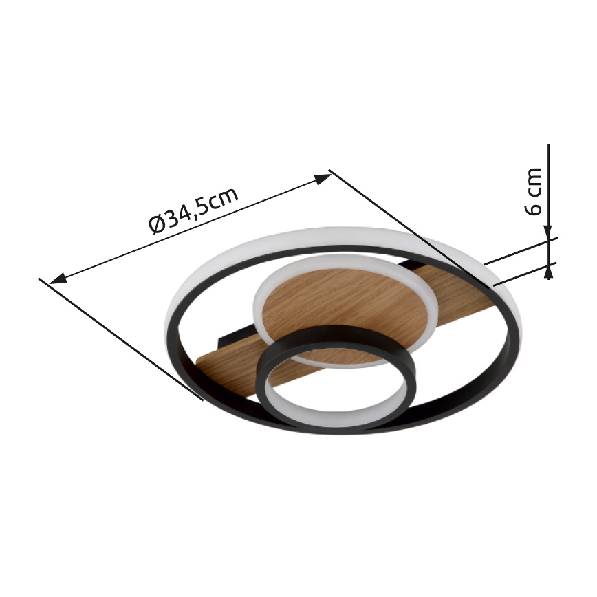 Globo - LED-Deckenleuchte LED/24W/230V