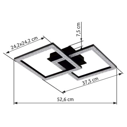 Globo - LED-Deckenleuchte LED/20W/230V