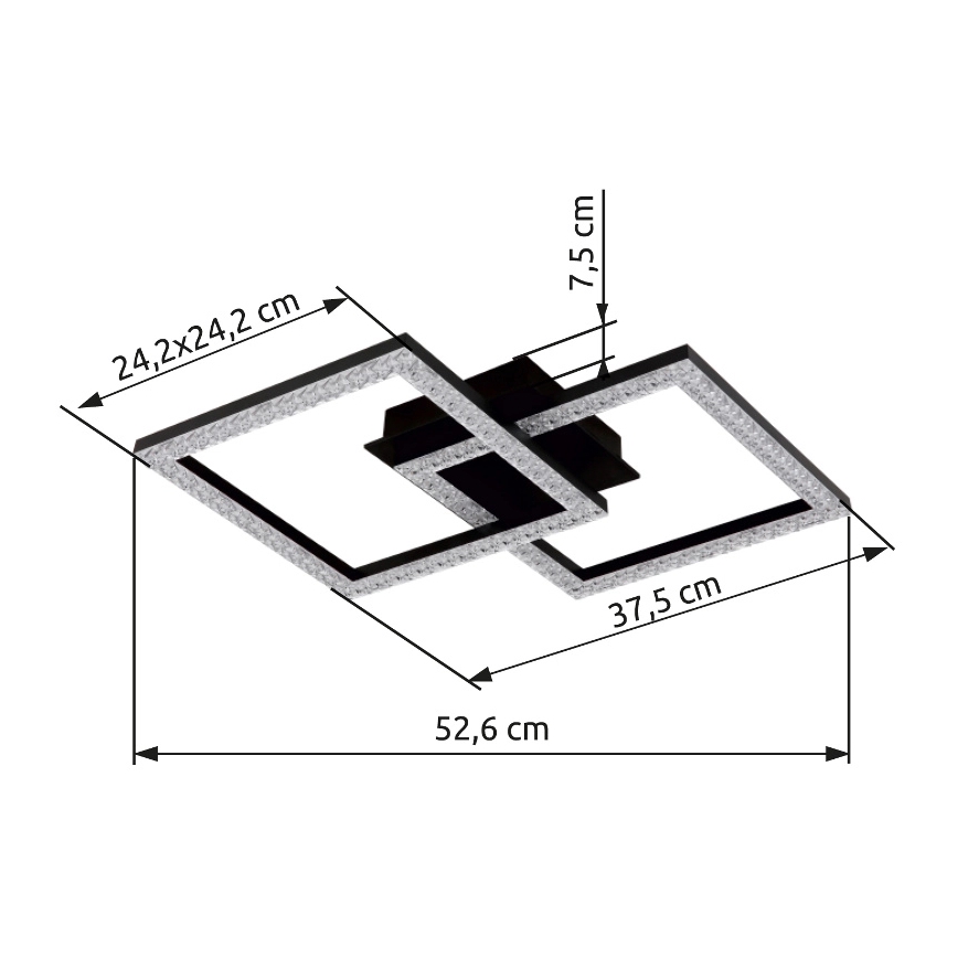Globo - LED-Deckenleuchte LED/20W/230V