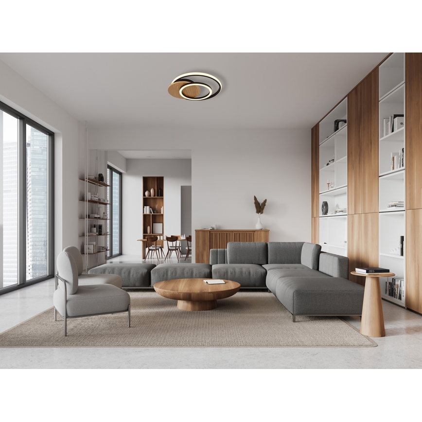 Globo - LED-Deckenleuchte LED/24W/230V schwarz