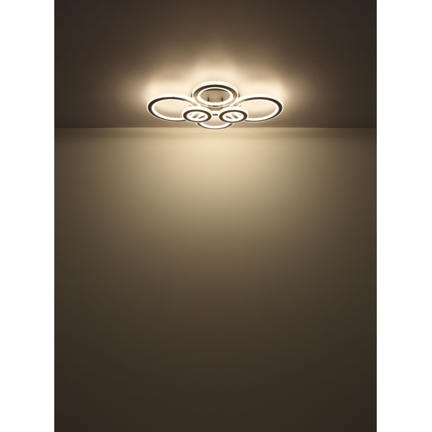 Globo - LED dimmbare Deckenleuchte LED/60W/230V 2700-6000K 56x78 cm Anthrazit + Fernbedienung