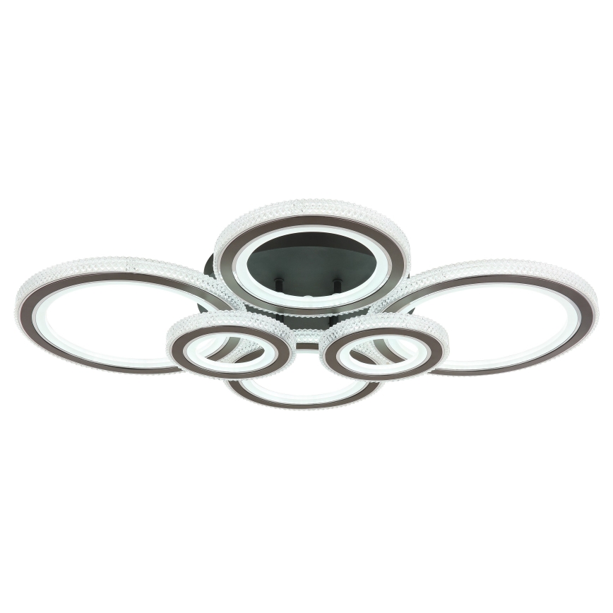 Globo - LED dimmbare Deckenleuchte LED/60W/230V 2700-6000K 56x78 cm Anthrazit + Fernbedienung