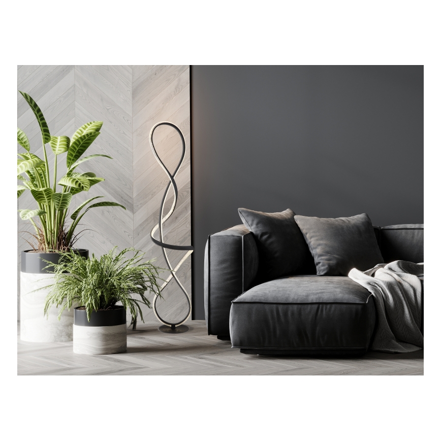 Globo - LED-Stehleuchte LED/36W/230V schwarz
