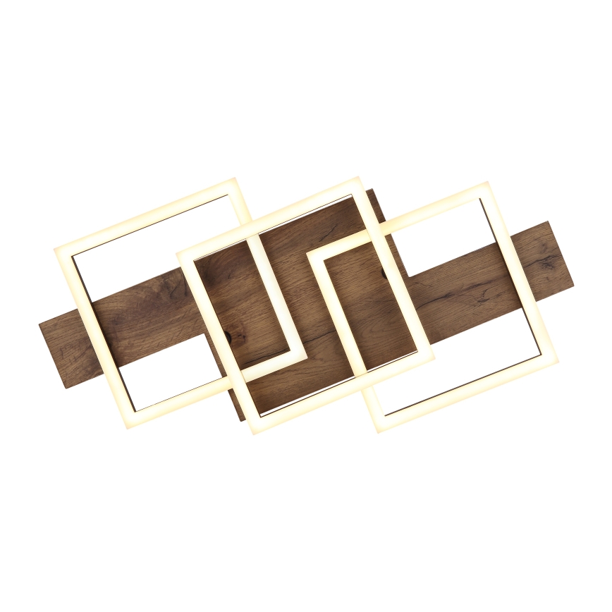 Globo - LED-Deckenleuchte LED/24W/230V 3000K 33x58 cm braun/schwarz