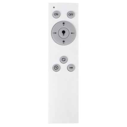Globo - Dimmbare LED-Deckenleuchte LED/40W/230V 2700-6500K 32,5x87,5 cm braun/schwarz + Fernbedienung