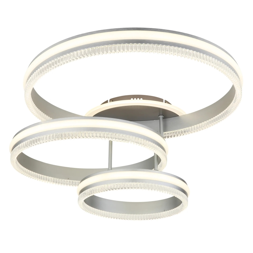 Globo - LED-dimmbare Deckenleuchte LED/72W/230V 2700-6000K silber + Fernbedienung
