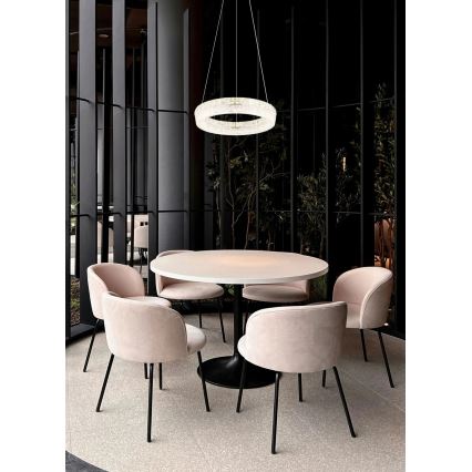 Globo - LED-dimmbare Hängeleuchte an Kabel LED/24W/230V 2700-6000K klar + Fernbedienung