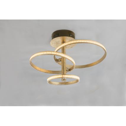 Globo 67822-24G - LED-Anbaukronleuchter WAVE 3xLED/8W/230V