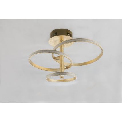Globo 67822-24G - LED-Anbaukronleuchter WAVE 3xLED/8W/230V