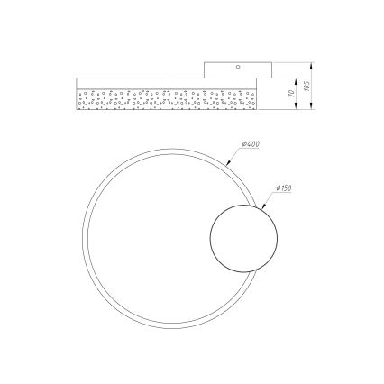 Globo - LED Deckenleuchte LED/24W/230V