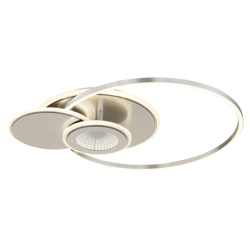 Globo - dimmbare LED-Deckenleuchte LED/24W/230V 2700-6500K silber + Fernbedienung