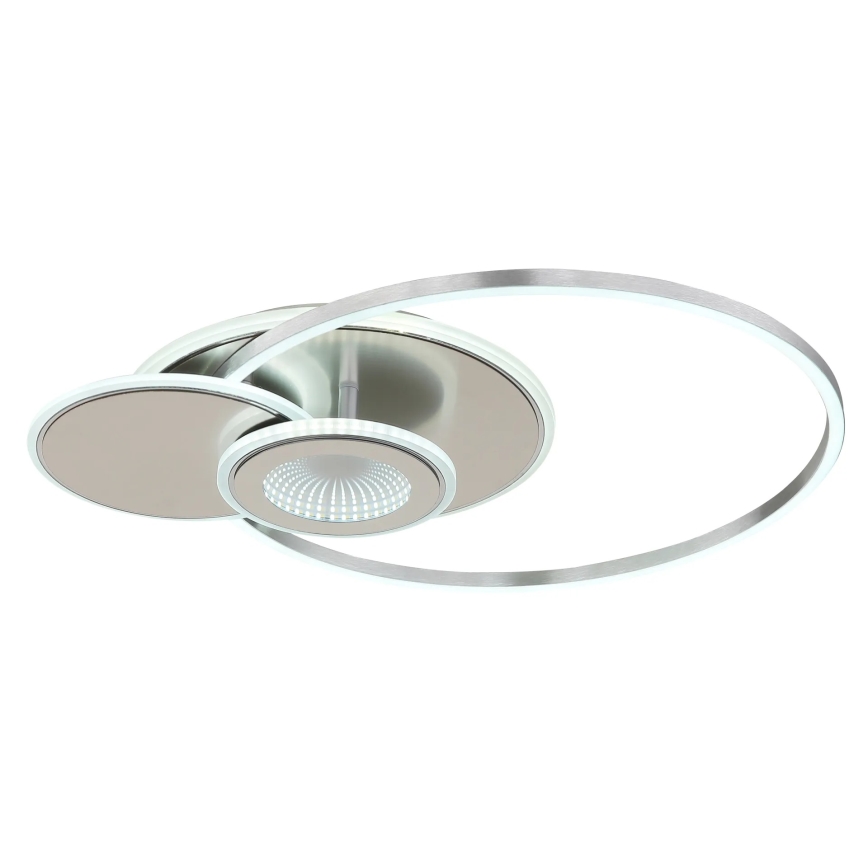 Globo - dimmbare LED-Deckenleuchte LED/24W/230V 2700-6500K silber + Fernbedienung
