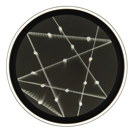 Globo - dimmbare LED-Deckenleuchte LED/40W/230V 2700-6500K Ø 51,5 cm schwarz + Fernbedienung
