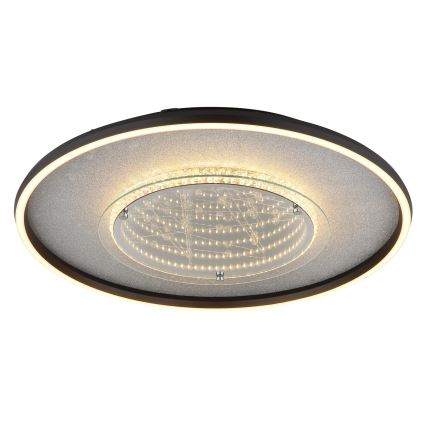 Globo - LED-Deckenleuchte LED/40W/230V 3000/4000/6000K Ø 51,5 cm schwarz