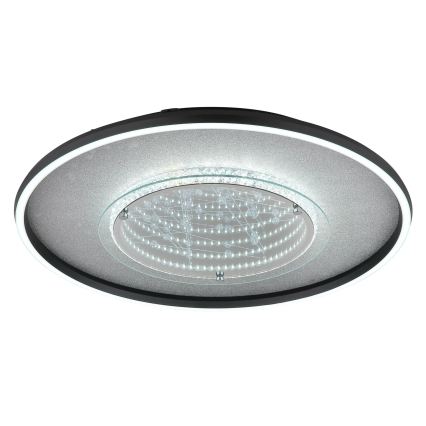 Globo - LED-Deckenleuchte LED/40W/230V 3000/4000/6000K Ø 51,5 cm schwarz
