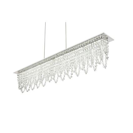 Globo - Dimmbare LED-Kristall-Hängeleuchte an Schnur LED/24W/230V 3000-6000K + Fernbedienung