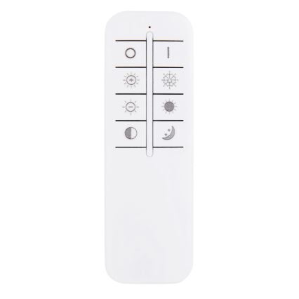 Globo - LED-dimmbare Pendelleuchte an Stahlseil LED/40W/230V 2700-6000K glänzender Chrom + Fernbedienung