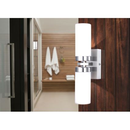 Globo - Badezimmer-Wandleuchte 2xE14/40W/230V IP44