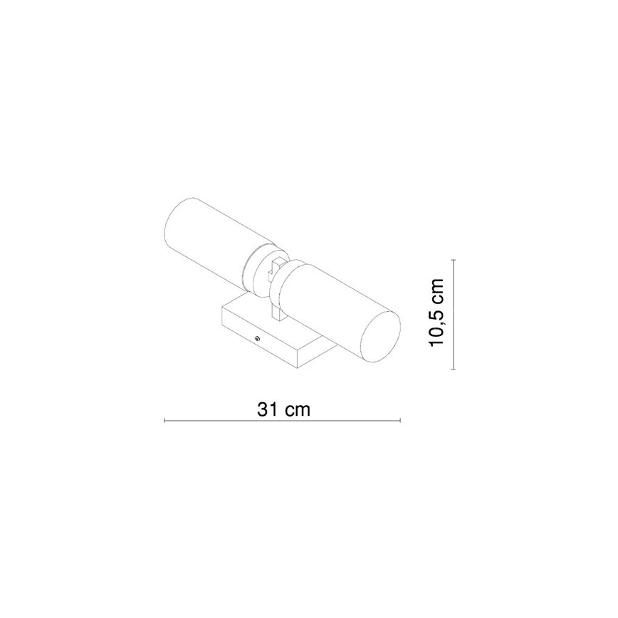 Globo - Badezimmer-Wandleuchte 2xE14/40W/230V IP44