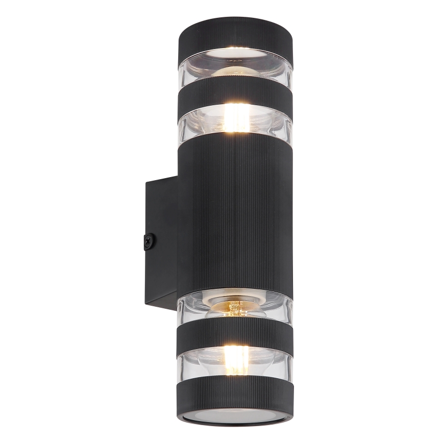 Globo - Wandleuchte 2xE27/10W/230V schwarz