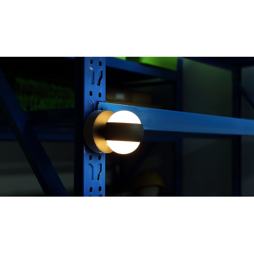 Globo - Dimmbare, aufladbare LED-Touch-Wandleuchte LED/1,4W/5V 1800 mAh schwarz