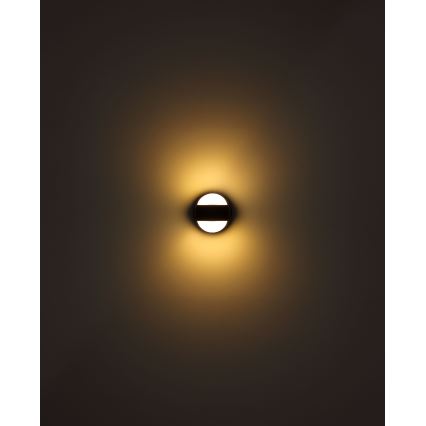 Globo - Dimmbare, aufladbare LED-Touch-Wandleuchte LED/1,4W/5V 1800 mAh schwarz
