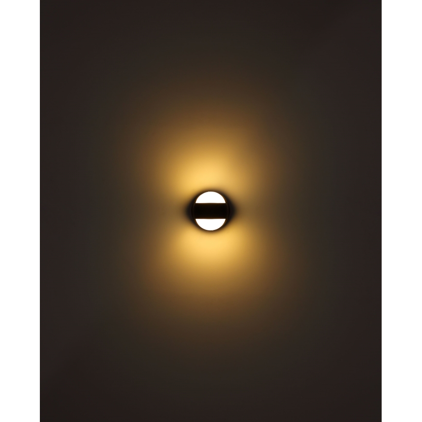 Globo - Dimmbare, aufladbare LED-Touch-Wandleuchte LED/1,4W/5V 1800 mAh schwarz