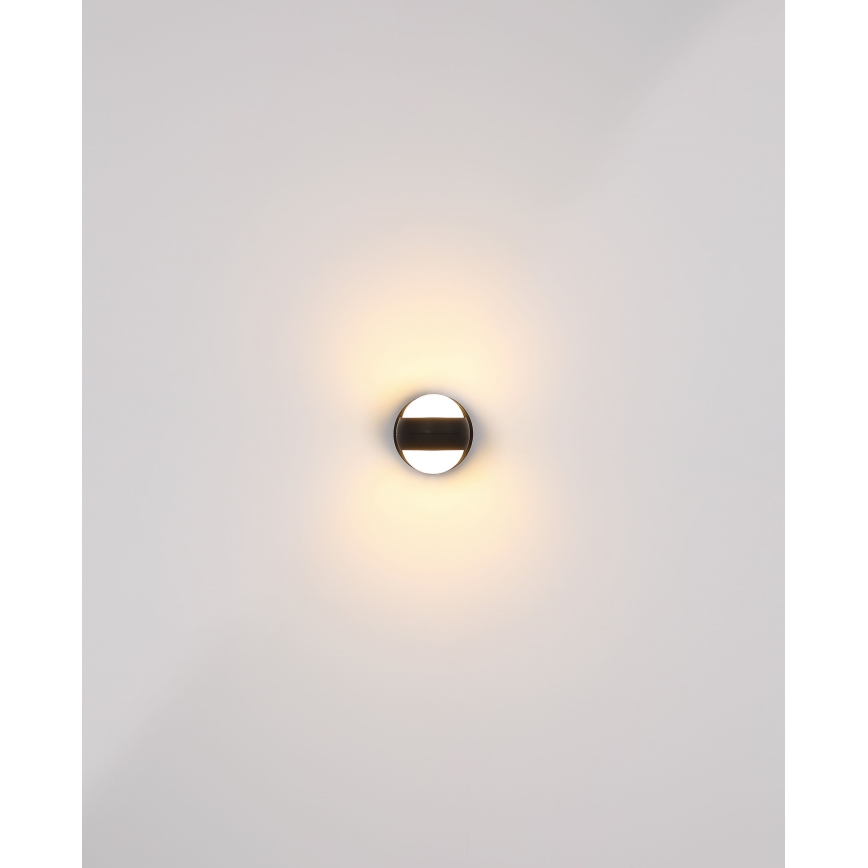 Globo - Dimmbare, aufladbare LED-Touch-Wandleuchte LED/1,4W/5V 1800 mAh schwarz