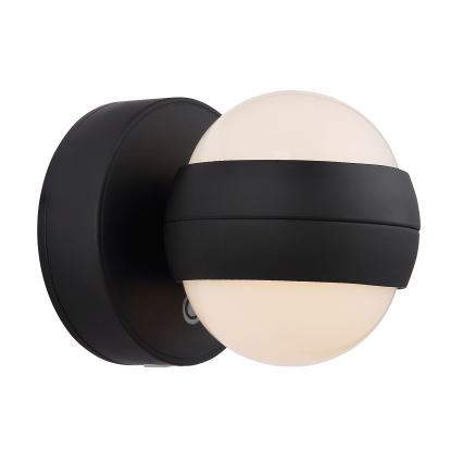 Globo - Dimmbare, aufladbare LED-Touch-Wandleuchte LED/1,4W/5V 1800 mAh schwarz