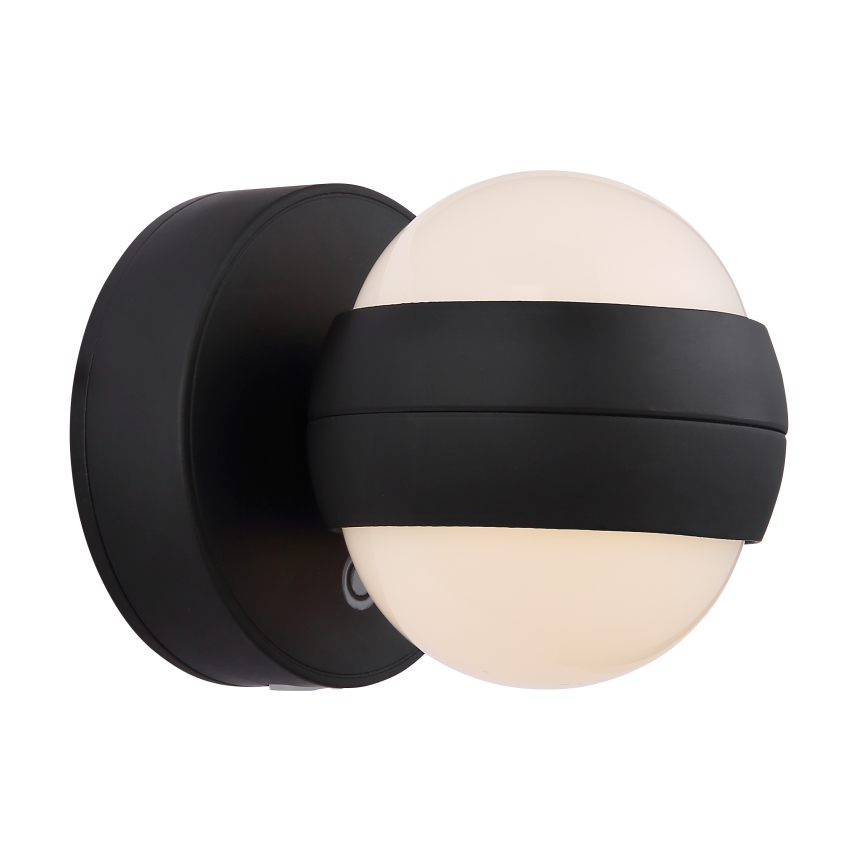 Globo - Dimmbare, aufladbare LED-Touch-Wandleuchte LED/1,4W/5V 1800 mAh schwarz