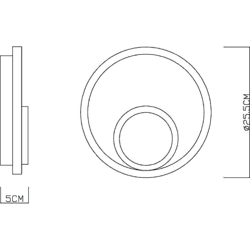Globo - LED-Wandleuchte LED/16W/230V 3000K