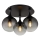 Globo - Anbauleuchte 3xE27/10W/230V d 46 cm schwarz