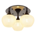 Globo - Anbauleuchte 3xE27/40W/230V anthrazit