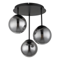 Globo - Aufbau-Deckenleuchte 3xE14/25W/230V schwarz