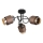 Globo - Aufgesetzte Deckenleuchte 3xE27/40W/230V schwarz/bronze