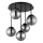 Globo - Aufgesetzte Deckenleuchte 5xE14/25W/230V schwarz